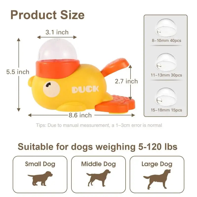 Interactive Duck Dog Feeder
